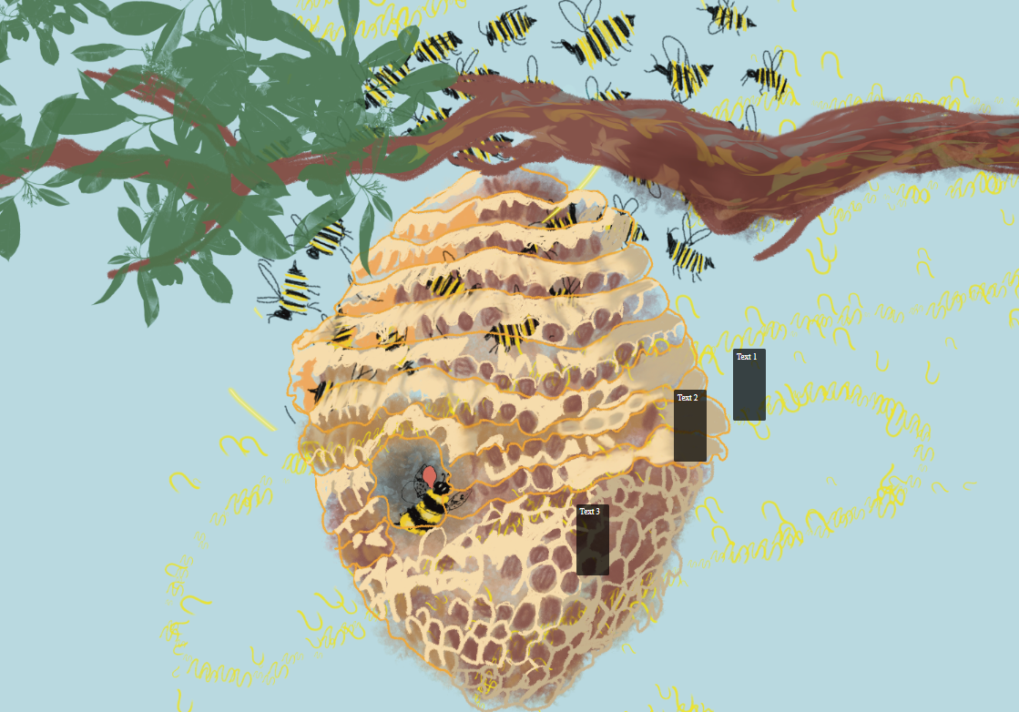 Click game story of the Queen Bee that is reachable within Maya's main storyline.
