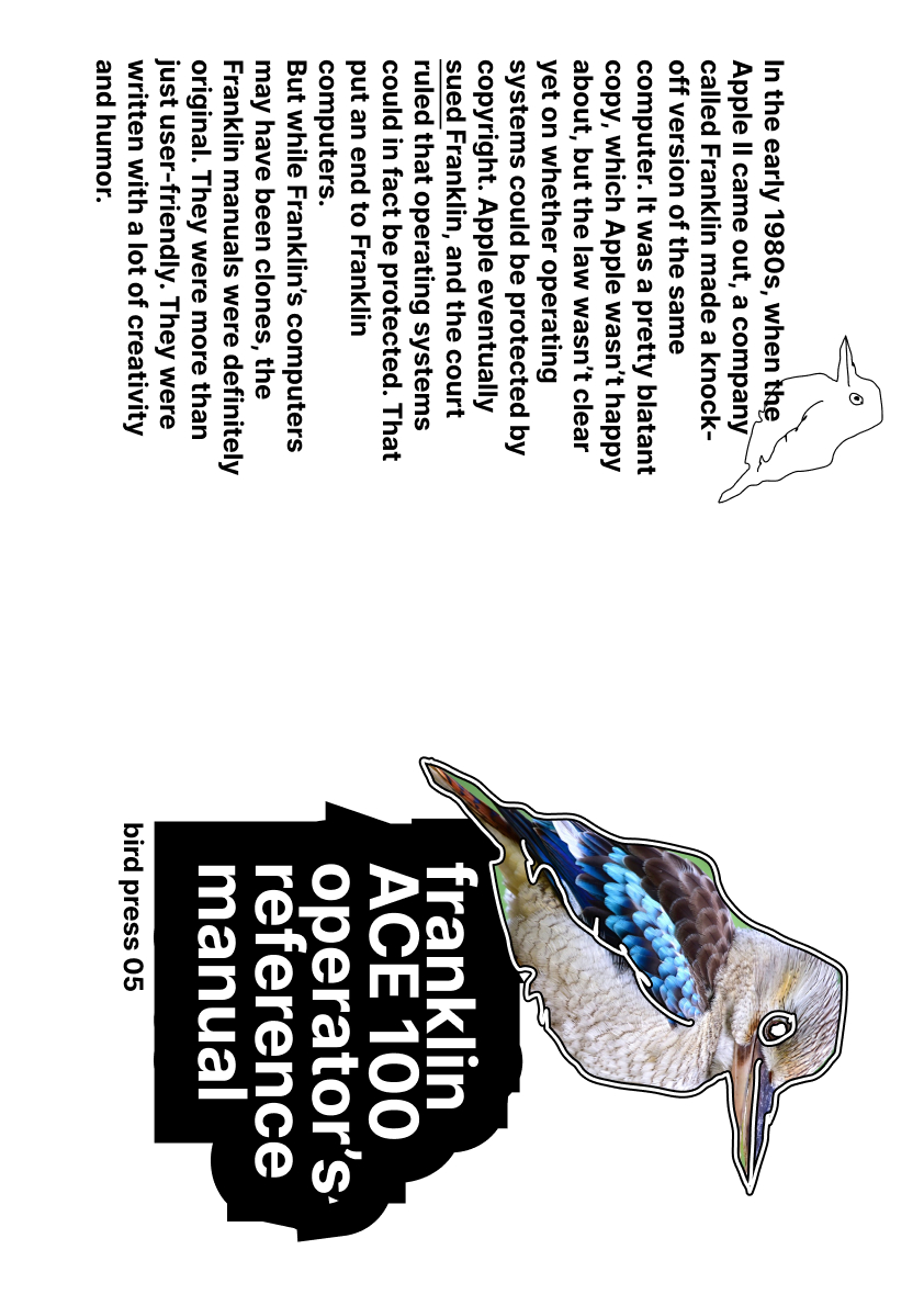 A splendid kookaburra, to be printed on transparent paper